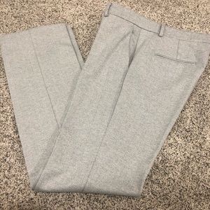 Ann Taylor fine herringbone print trousers